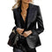 Printed Elegant All-matching Slim Fit Coat XL - in use demonstration
