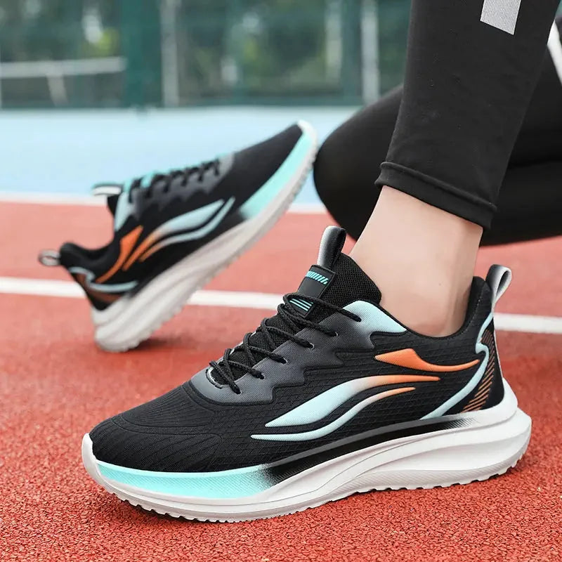lightweight running shoes for men | breathable mesh walking shoes | casual sports sneakers | ultrasonic cleaning