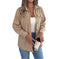 European And American Corduroy Striped Mid-length Coat Shirt Meifu Market