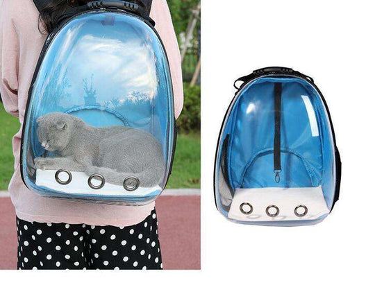 Transparent Pet Backpack - Bubble Window Carrier for Cats & Dogs Meifu Market