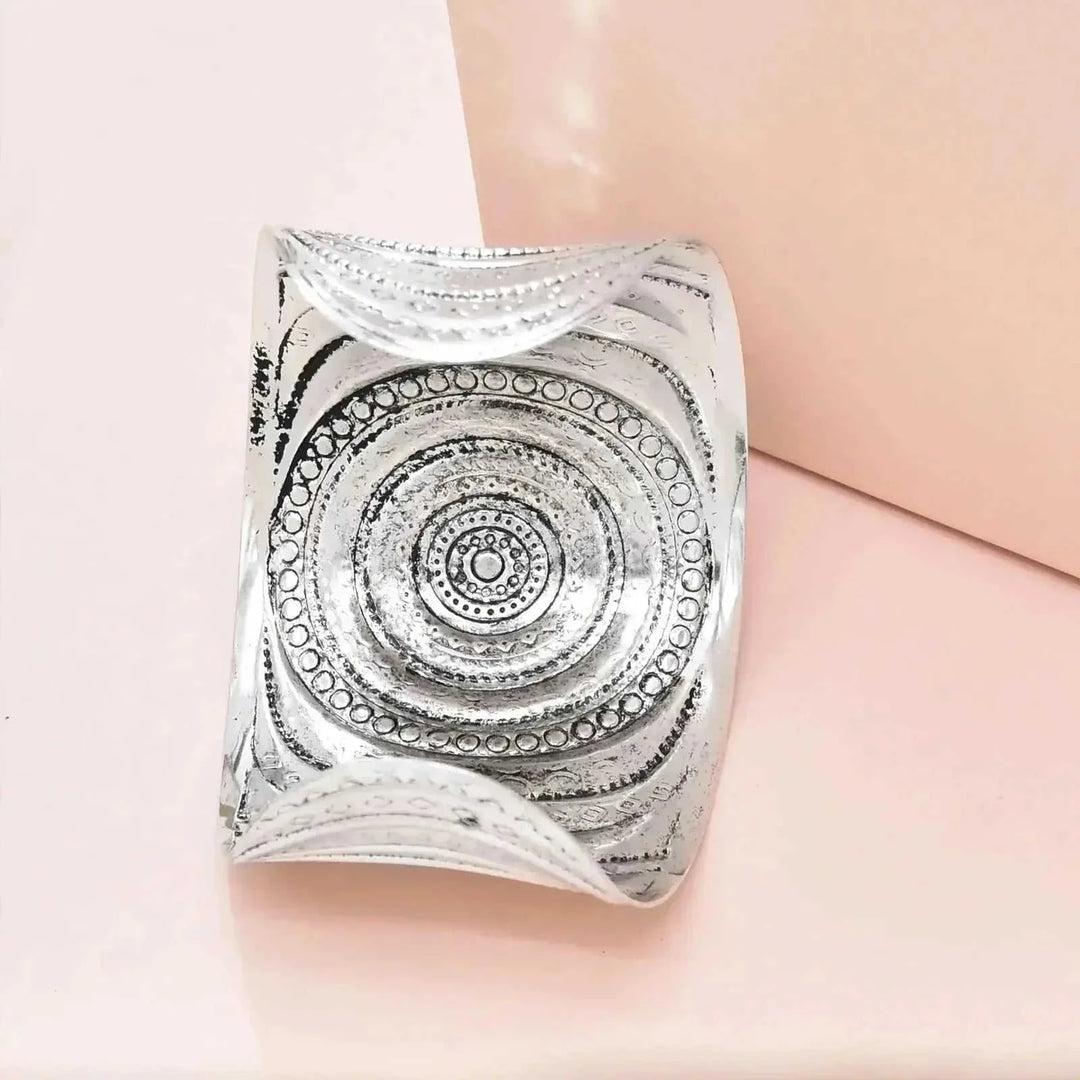 elastic turquoise bracelet | adjustable boho bangle | vintage tribal jewelry | energy saving