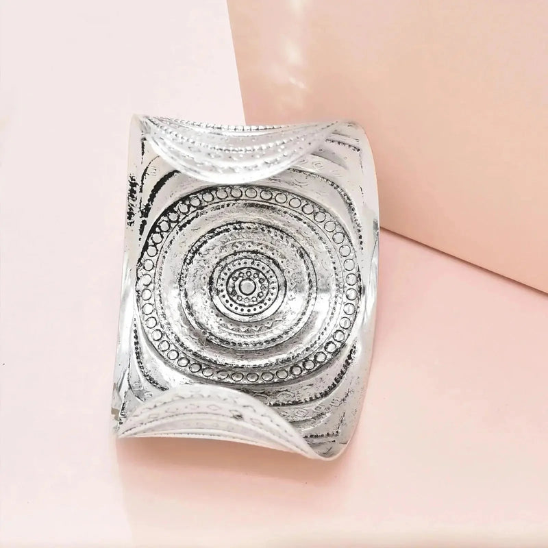 elastic turquoise bracelet | adjustable boho bangle | vintage tribal jewelry | energy saving