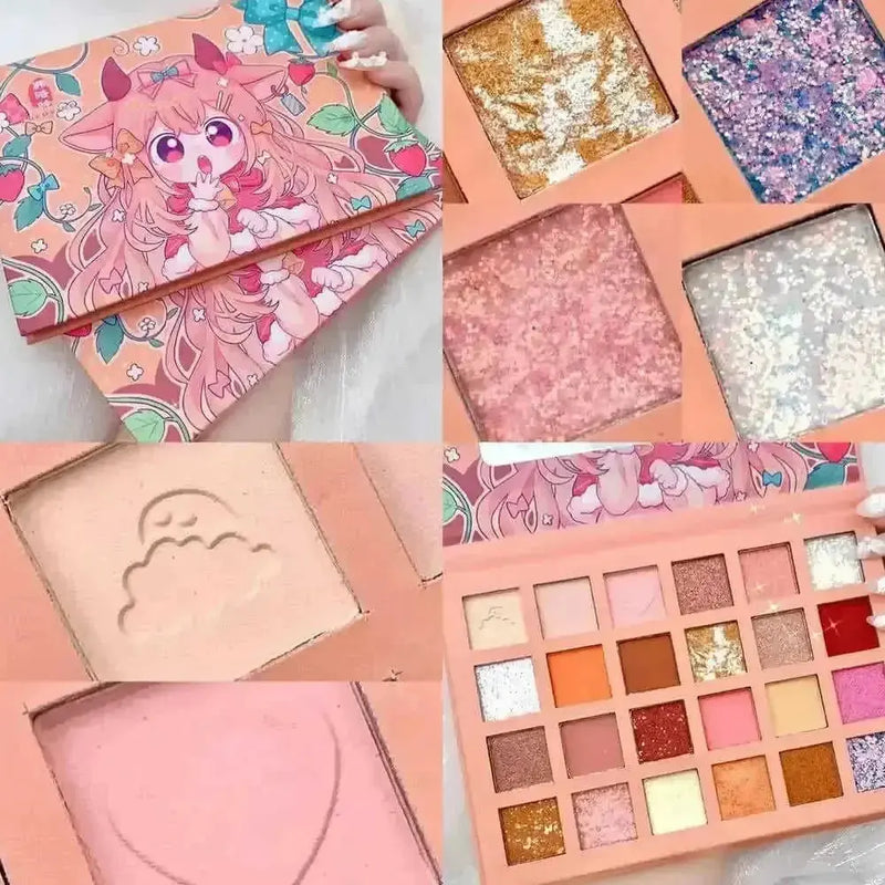 color eyeshadow palette | cruelty-free vegan makeup | long-lasting pigmented eyeshadow | ultrasonic cleaning