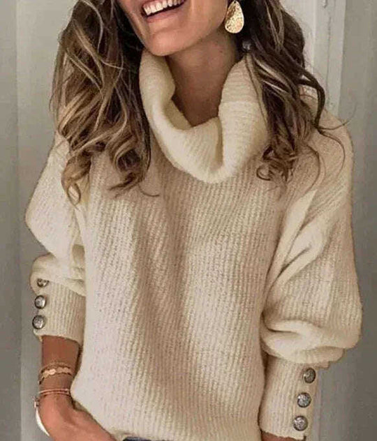 Women's Lapel Pullover Knit Sweater Meifu Market