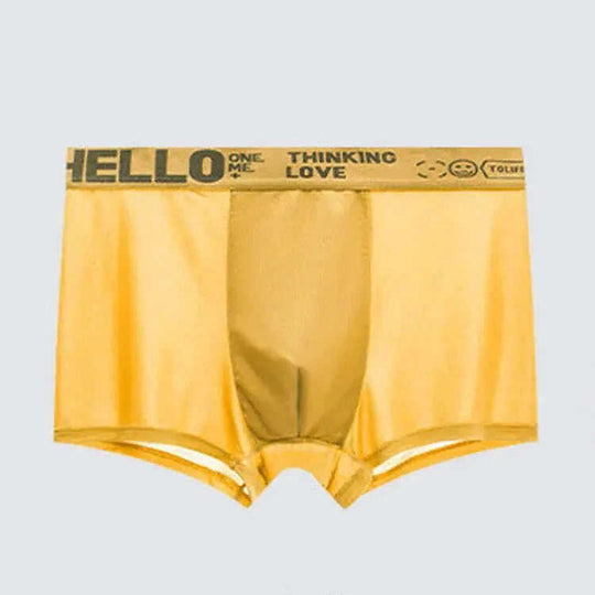 Ice Silk Men's Boxer Briefs - Breathable Cooling Underwear XXXXL - color variant display