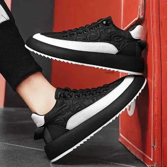 thick-soled sneakers for men | breathable mesh running shoes | lightweight walking shoes | energy saving