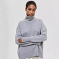 Winter Turtleneck Sweater Ins Solid Color Long Sleeve Pullover Top Women's Clothing Meifu Market