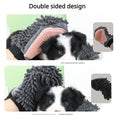 Pet Bathing Brush 2-in-1 Grooming Glove Elegant Dog Grooming Tool For Brushing, Massaging, And Drying Pet Grooming Kit For Dog Cat 2-Sided Bathing Brush Cleaning Massage Glove Meifu Market