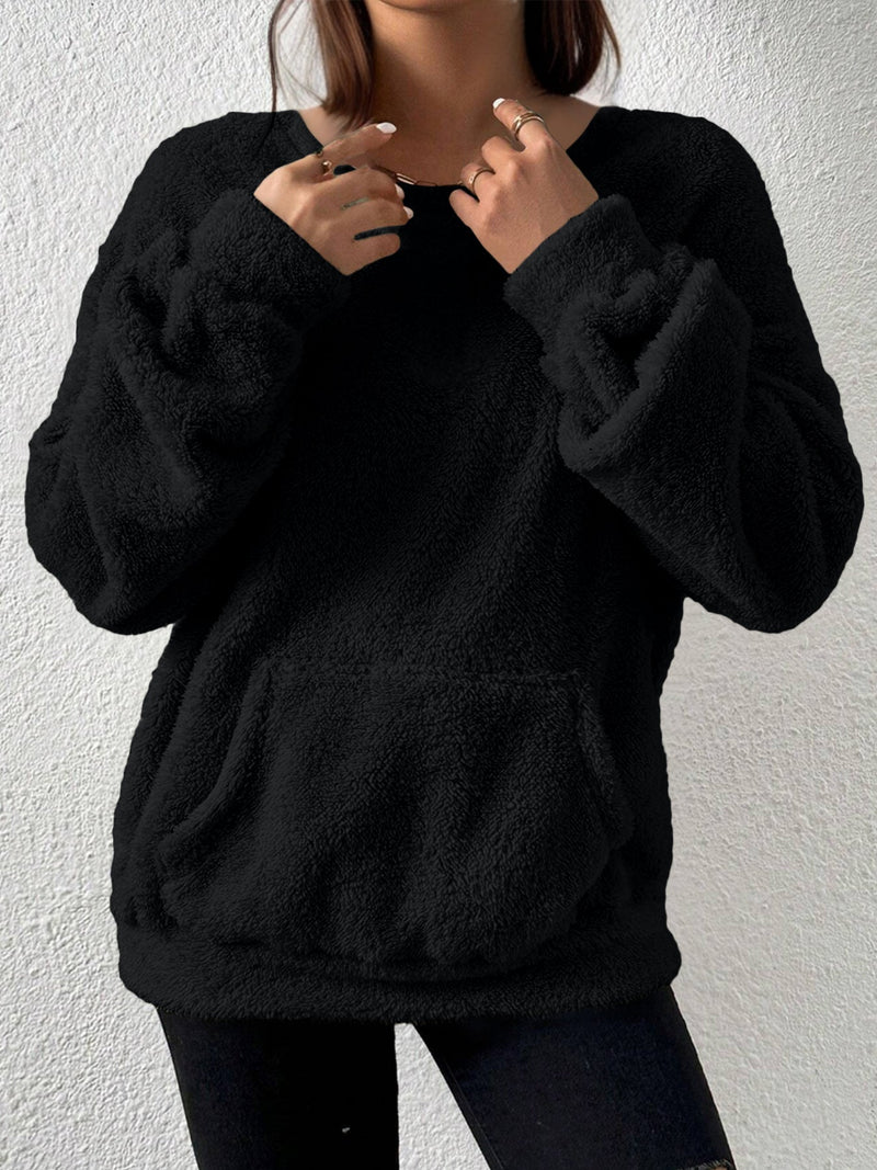 Women's Casual Fashion Solid Color Long-sleeved Sweater Meifu Market