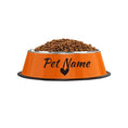 non-slip pet food bowl | personalized name dog bowl | heavy-duty pet water dish | ultrasonic cleaning