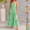 striped maxi dress with pockets | square neck backless dress | lightweight cotton blend dress | ultrasonic cleaning