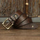 premium cow leather belt | vintage washed-out jeans belt | first layer leather construction | energy saving