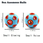 Dog Rubber Ball With Bell Sound, 2-Pack, Interactive Pet Chew Toy For Puppies And Small Dogs Meifu Market
