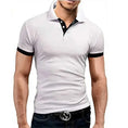 premium cotton polo shirt | slim fit business casual | breathable mens polo | energy saving