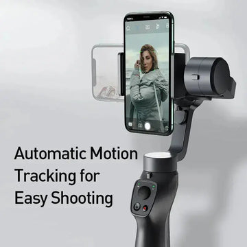 lightweight stabilizer | 3-axis gimbal | compact phone holder | energy saving