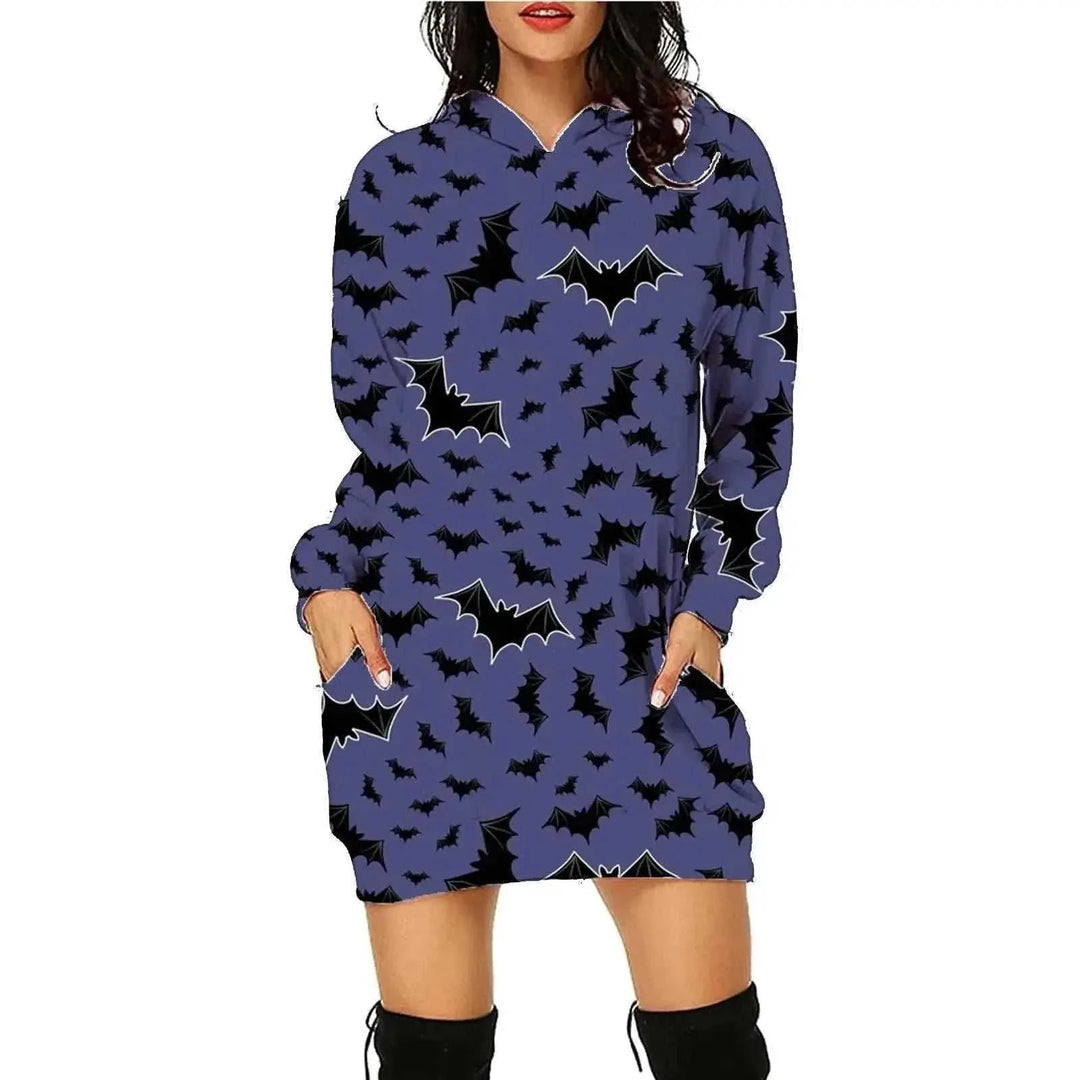 halloween print hoodie | long sleeve sweater women | cozy fleece hoodie | ultrasonic cleaning