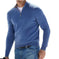 Men's Fashion Casual Long Sleeve V-neck Cashmere Zipper Top XS - alternative view