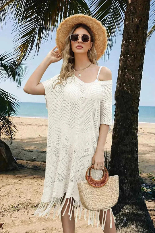 loose fit sweater | plus size blouse | tassel detail sweater | ultrasonic cleaning