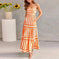 striped maxi dress with pockets | square neck backless dress | lightweight cotton blend dress | ultrasonic cleaning