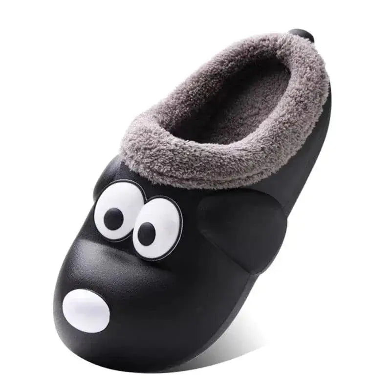 warm fuzzy slippers | eva dog shoes | winter house footwear | energy saving