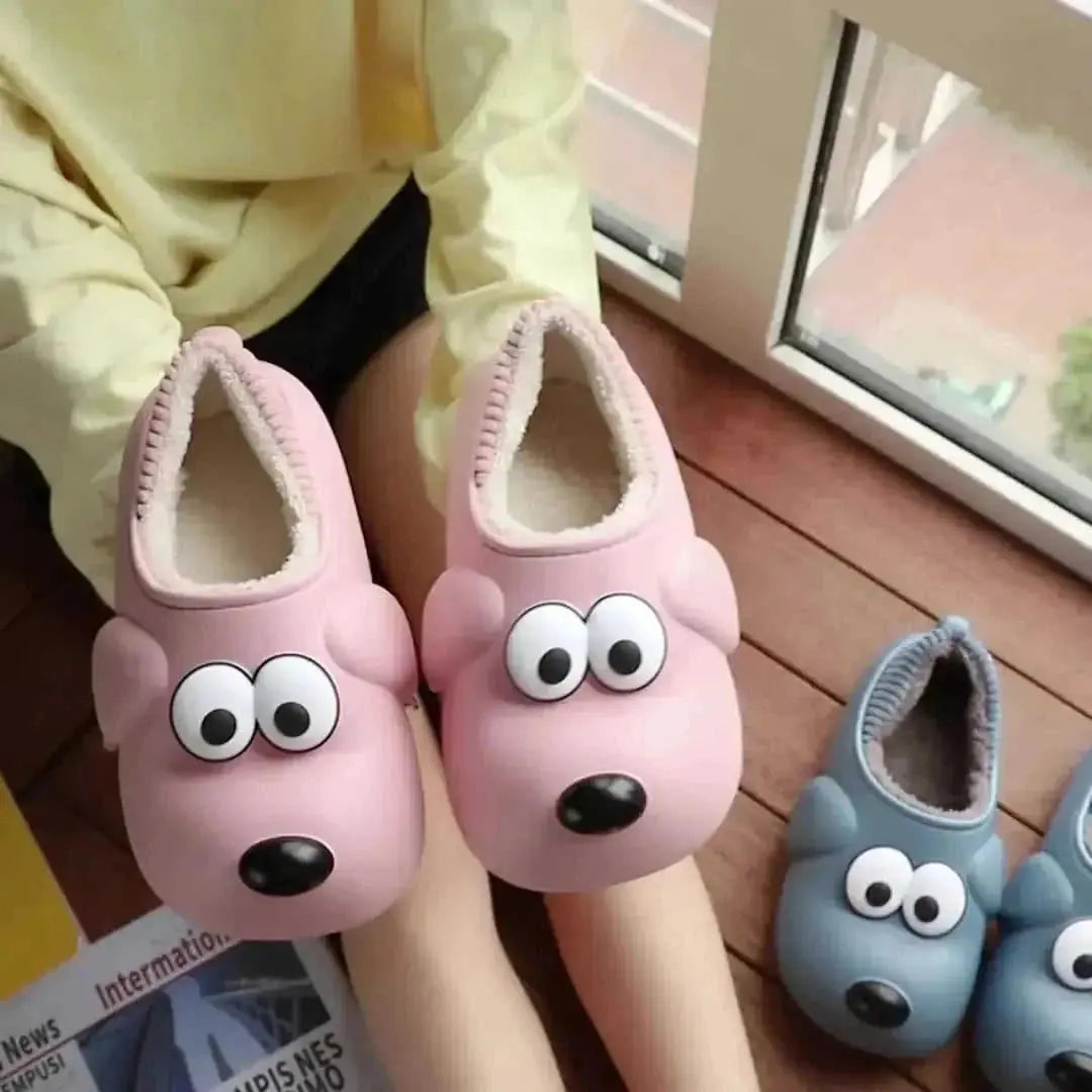 eva dog slippers | waterproof pet shoes | indoor winter footwear | ultrasonic cleaning