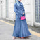 modest lace abaya | pleated kaftan dress | long sleeve prayer dress | energy saving