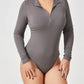 seamless shapewear jumpsuit | long sleeve bodysuit for women | slimming romper with zipper | ultrasonic cleaning
