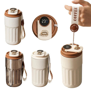 vacuum insulated stainless steel | 450ml thermal bottle | portable coffee mug | energy saving