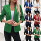 Women's Business Suit Jacket 34 Sleeve Business Casual Jacket Meifu Market
