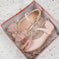 cute bow flat shoes | rhinestone embellished flats | soft sole baby shoes | ultrasonic cleaning