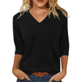 3 Pack 3 4 Sleeve Shirts For Women V Neck T Shirt Fall Casual Tops Basic Base Layer Undershirts Tees Meifu Market