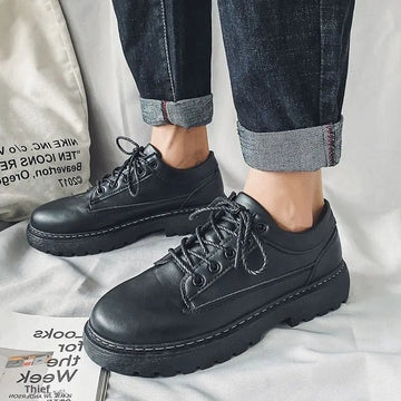 Casual Platform British Wild Men's Shoes Meifu Market