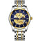 automatic mechanical movement | stainless steel case | 50m waterproof rating | ultrasonic cleaning