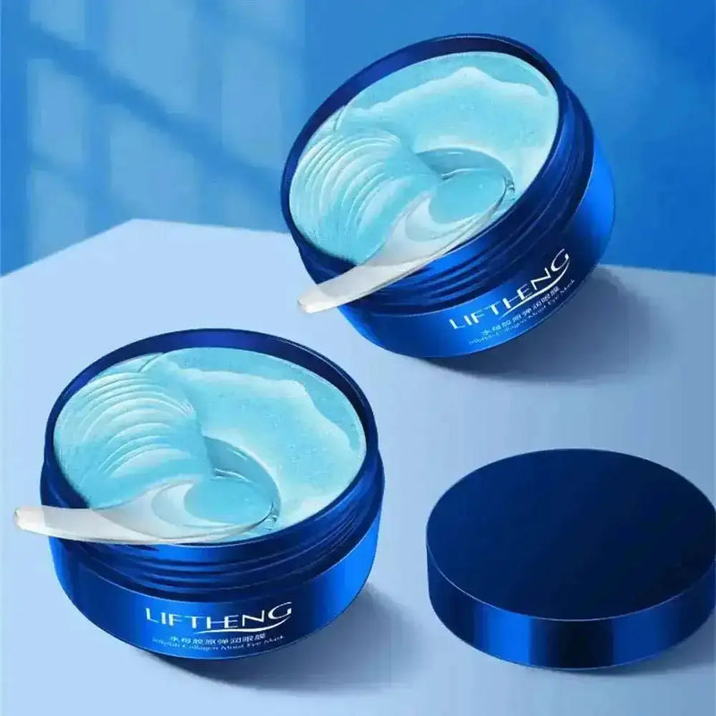 hydrating collagen eye patches | jellyfish collagen eye mask | 60 pieces eye patches | ultrasonic cleaning