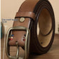 Thick Pure Copper Pin Buckle Male Genuine Cattlehide Leather Surface Retro Belt meifu market