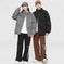 deerskin velvet jacket | quilted windproof coat | loose fit winter jacket | ultrasonic cleaning