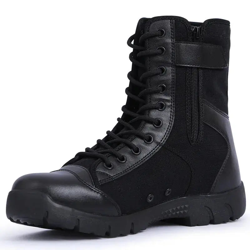 Outdoor High-top Breathable Canvas Men's Boots Meifu Market