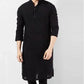 long sleeve cotton robe | lightweight linen thobe | breathable muslim clothing | energy saving