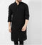 long sleeve cotton robe | lightweight linen thobe | breathable muslim clothing | energy saving