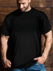 plus size mens graphic tee | slim fit streetwear for men | breathable cotton summer shirt | energy saving