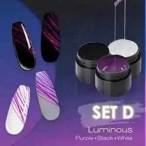 glow in the dark nail polish | uv gel nail kit | 10ml long-lasting formula | energy saving