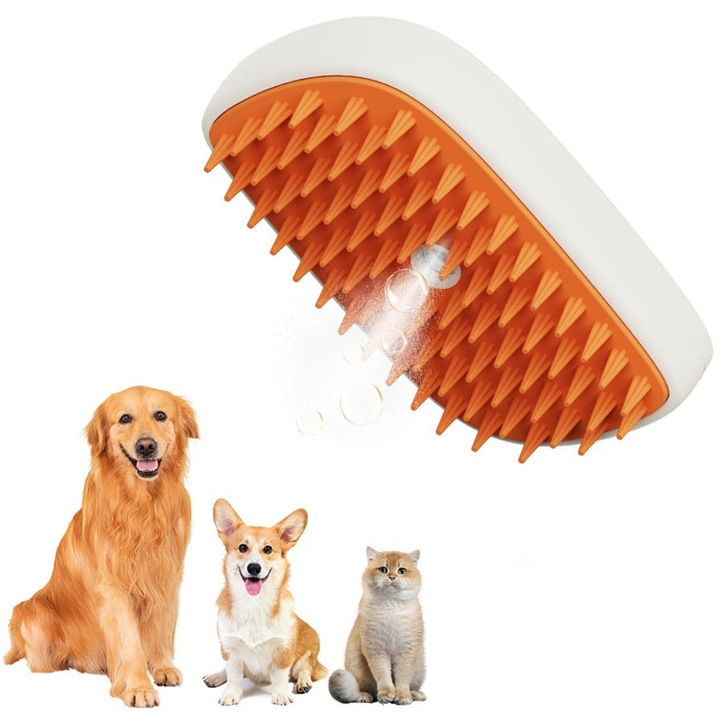 USB Rechargeable Pets Steam Brush Spray Massage Comb Pet Grooming Tools Cat Steam Comb Pet Products Meifu Market