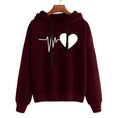 heart-print streetwear hoodie | oversized fit sweatshirt | long sleeve pullover hoodie | energy saving