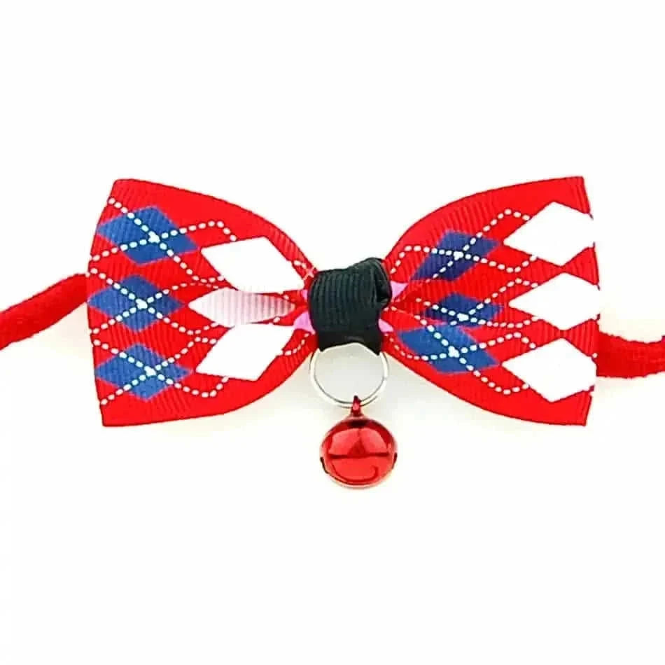 personalized pet bow tie | adjustable dog collar bow | cat bow tie accessories | energy saving