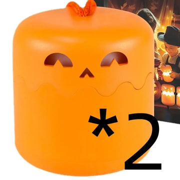 Halloween Pumpkin Lamp Foldable Portable Small Night Lamp Beauty