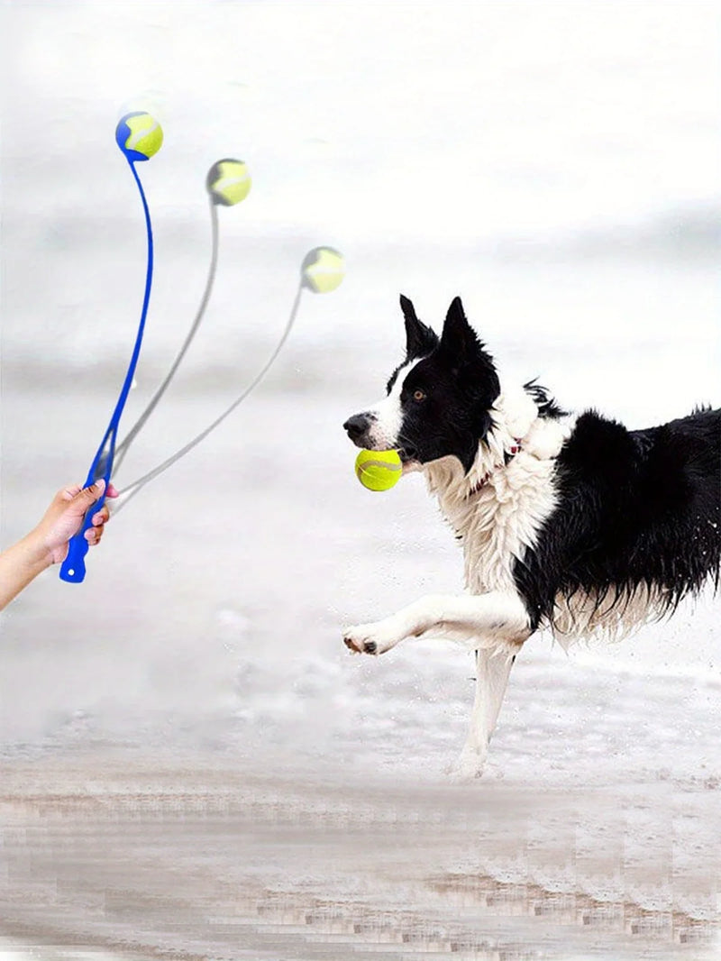 interactive dog toy | pet fetch launcher | durable dog ball thrower | ultrasonic cleaning