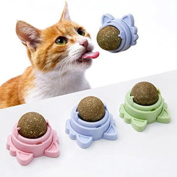 Catnip Balls That Stick On Wall Catnip Balls For Cat Catnip Toys For Cats Healthy Kitty Teeth Cleaning Dental Chew Toys Cat Wall Treats Meifu Market