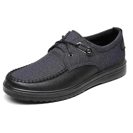 genuine leather upper | waterproof leather shoes | lightweight casual sneakers | energy saving