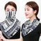 silk neck scarf with upf protection | lightweight sun protection scarf | versatile travel neck gaiter | energy saving