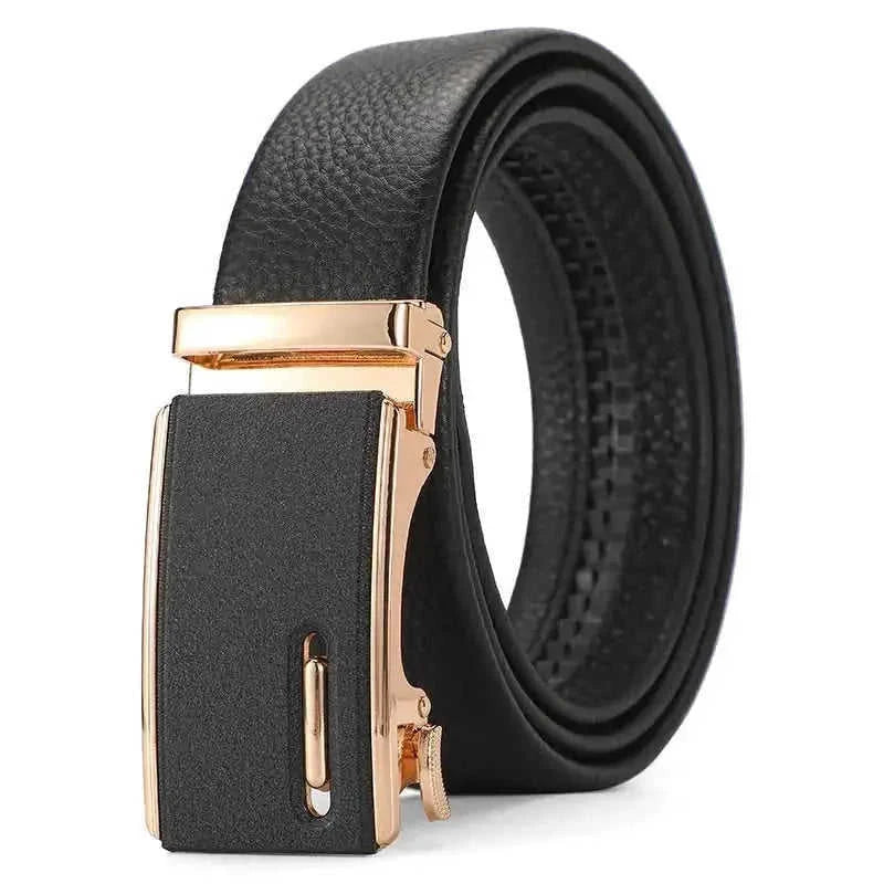 Genuine Leather Automatic Pure Leather Belt Boys Style 10 - available style options